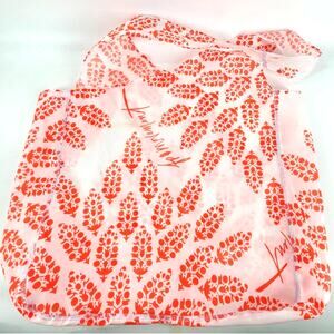 FP Movement Nylon Reusable Tote Coral Print Boho Travel Shopper Bag